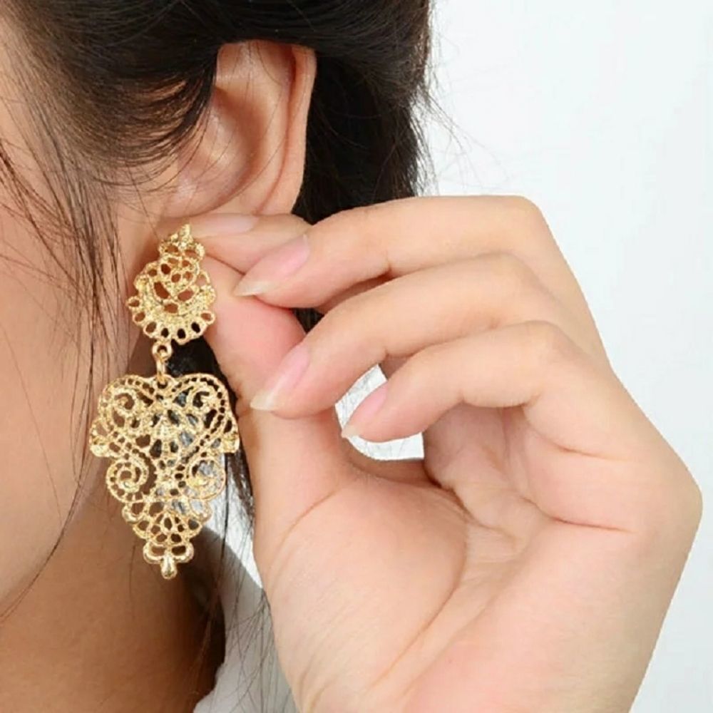 Victoria Lace Laser Cut Earrings